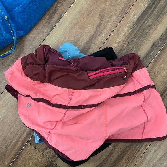 4 lululemon speed shorts - Picture 6 of 9